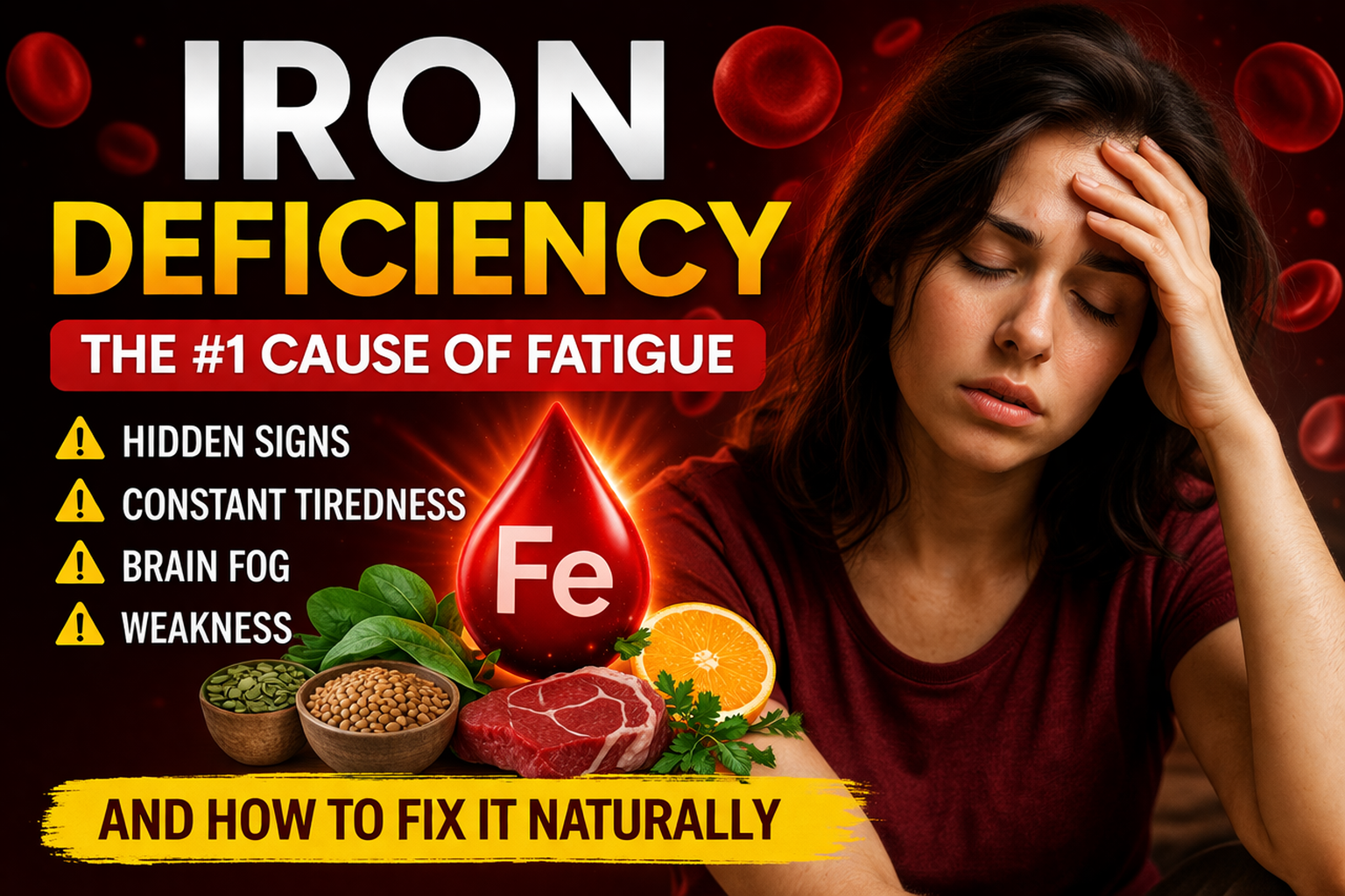 Iron Deficiency in 2026: Hidden Signs, Causes, and How to Restore Your Energy Naturally