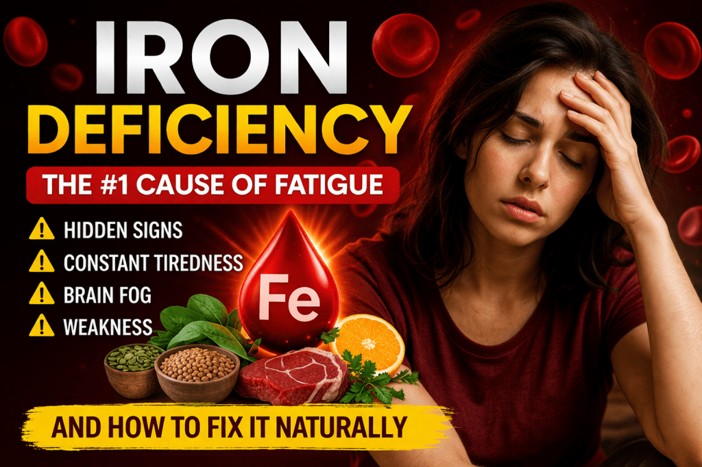iron deficiency symptoms fatigue Low-energy causes and natural remedies